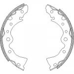 Remsa 4144.00 комплект тормозных колодок на NISSAN PRAIRIE (M10, NM10)