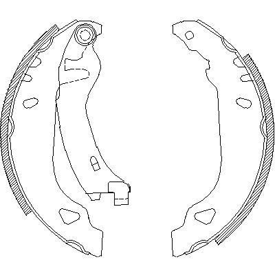 Remsa 4179.01 комплект тормозных колодок на FIAT TIPO (160)