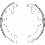 Remsa 4387.00 комплект тормозных колодок на TOYOTA CAMRY (_V2_)
