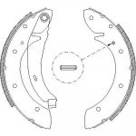 Remsa 4396.02 комплект тормозных колодок на PEUGEOT 405 I (15B)