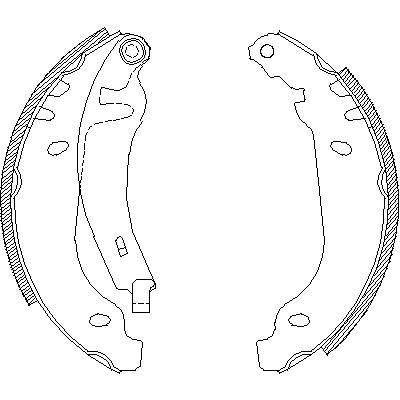 Remsa 4506.01 комплект тормозных колодок на PEUGEOT 306 (7B, N3, N5)
