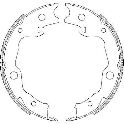 Remsa 4677.00 комплект тормозных колодок на NISSAN X-TRAIL (T31)