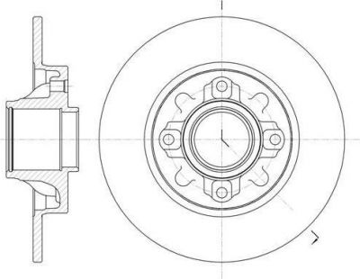REMSA Торм.диск.зад.[249x9] 4отв. (61060.00)