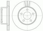 Remsa 6475.10 тормозной диск на JEEP CHEROKEE (XJ)