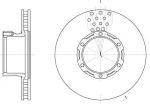 Remsa 6821.10 тормозной диск на MERCEDES-BENZ T2/LN1 фургон/универсал
