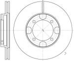 Remsa 6827.10 тормозной диск на HYUNDAI LANTRA II Wagon (J-2)