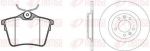 Remsa 81103.00 комплект тормозов, дисковый тормозной механизм на PEUGEOT 407 (6D_)