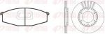 Remsa 8129.00 комплект тормозов, дисковый тормозной механизм на NISSAN PATROL III/2 Hardtop (K260)