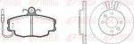 Remsa 8141.01 комплект тормозов, дисковый тормозной механизм на RENAULT 19 II Chamade (L53_)