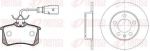 Remsa 8263.10 комплект тормозов, дисковый тормозной механизм на VW POLO (9N_)