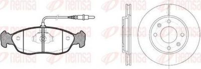 Remsa 8461.01 комплект тормозов, дисковый тормозной механизм на PEUGEOT 306 кабрио (7D, N3, N5)