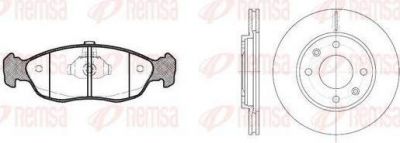 Remsa 8461.02 комплект тормозов, дисковый тормозной механизм на PEUGEOT 306 (7B, N3, N5)