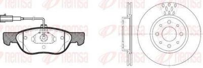 Remsa 8587.03 комплект тормозов, дисковый тормозной механизм на FIAT MAREA Weekend (185)