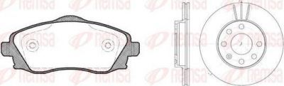 Remsa 8774.01 комплект тормозов, дисковый тормозной механизм на OPEL CORSA C фургон (F08, W5L)