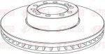 Remsa NCA1075.20 тормозной диск на MAN SЬ