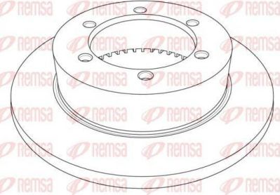 Remsa NCA1214.10 тормозной диск на NISSAN CABSTAR