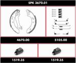 Remsa SPK 3670.01 комплект тормозов, барабанный тормозной механизм на FORD ESCORT VII седан (GAL, AFL)