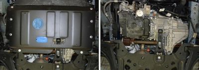 RIVAL RIVAL 111.1839.1 Защита картера + КПП, Ford Torneo Custom 2013-,V - 2.2d; передний привод/Ford Transit 2014-2017,V - (111.1839.1)