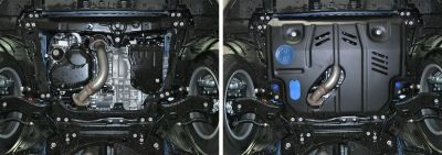 RIVAL RIVAL 111.3207.1 Защита картера + КПП, Lexus NX 200t 2014-2017,V - 2.0 (238л.с.)/Lexus NX 300 2017-,V - 2.0 (238л.с.) (111.3207.1)