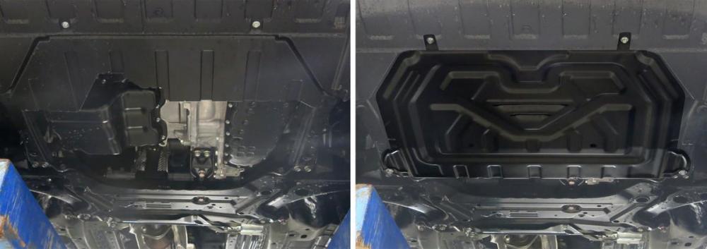 RIVAL RIVAL 111.4036.1 Защита картера + КПП + комплект крепежа, Mitsubishi Outlander 2015-, V - 2.0; 2.4; 3.0/Mitsubishi Ou (111.4036.1)
