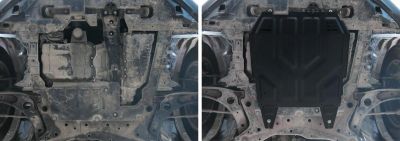 RIVAL RIVAL 111.4037.1 Защита картера + КПП, Citroёn C4 Aircross 2012-2016,V - 1.6; 2.0/Citroёn C-Crosser 2007-2013,V - 2.2 (111.4037.1)