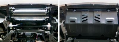 RIVAL 111.4046.1 Защита радиатора! сталь mitsubishi pajero sport 3.0/2.4d 16>, fiat fullback 16>