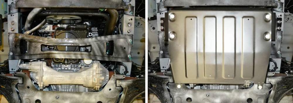 RIVAL RIVAL 333.1851.1 Защита картера + КПП, Ford Transit 2014-2017,V - 2.2d; задний привод; полный привод (333.1851.1)