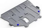 RIVAL RIVAL 333.1860.1 Защита картера + КПП + комплект крепежа, Ford Kuga 2013-2016-, V - 1.5(150 л.с.);1.6; 2.5 (333.1860.1)