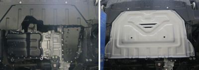 RIVAL 333.4036.1 Защита картера и кпп! алюм.mitsubishi outlander 2,0/2,4,3,0 2012-2015/2015>