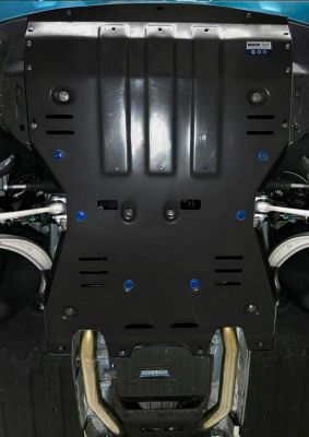 RIVAL RIVAL 333.4605.2 Защита картера + КПП + комплект крепежа, Porsche Macan 2014-, V - 3.0; 3.6; 3.0d; Черная (333.4605.2)