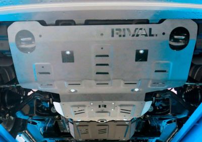 RIVAL RIVAL 333.5710.1.6 Защита радиатора + картера + комплект крепежа, Toyota Fortuner 2017-, V - 2.8d; 2,7; полный привод/T (333.5710.1.6)