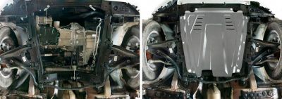 RIVAL RIVAL 333.6027.1 Защита картера + КПП, Lada Largus 2012-,V - 1.6/Lada Xray 2016-,V - 1.6(110л.с.)/Nissan Almera 2013- (333.6027.1)