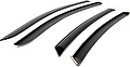 RIVAL RIVAL 723101 Дефлекторы окон, Rival, для Hyundai Solaris SD 2011-2017, литьевой поликарбонат, 4 шт. (723101)
