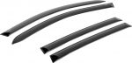 RIVAL RIVAL 747101 Дефлекторы окон, Rival, для Renault Duster 2011-2015 2015-, литьевой поликарбонат, 4 шт. (747101)
