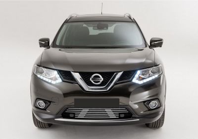 RIVAL RIVAL G.4103.001 Решетка бампера d10 + комплект крепежа, RIVAL, Nissan X-Trail 2015-, без передних парктроникам (G.4103.001)