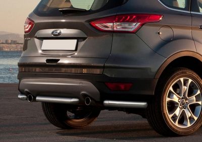RIVAL RIVAL R.1803.013 Защита заднего бампера d57 уголки + комплект крепежа, RIVAL, Ford Kuga 2013-2016- (R.1803.013)