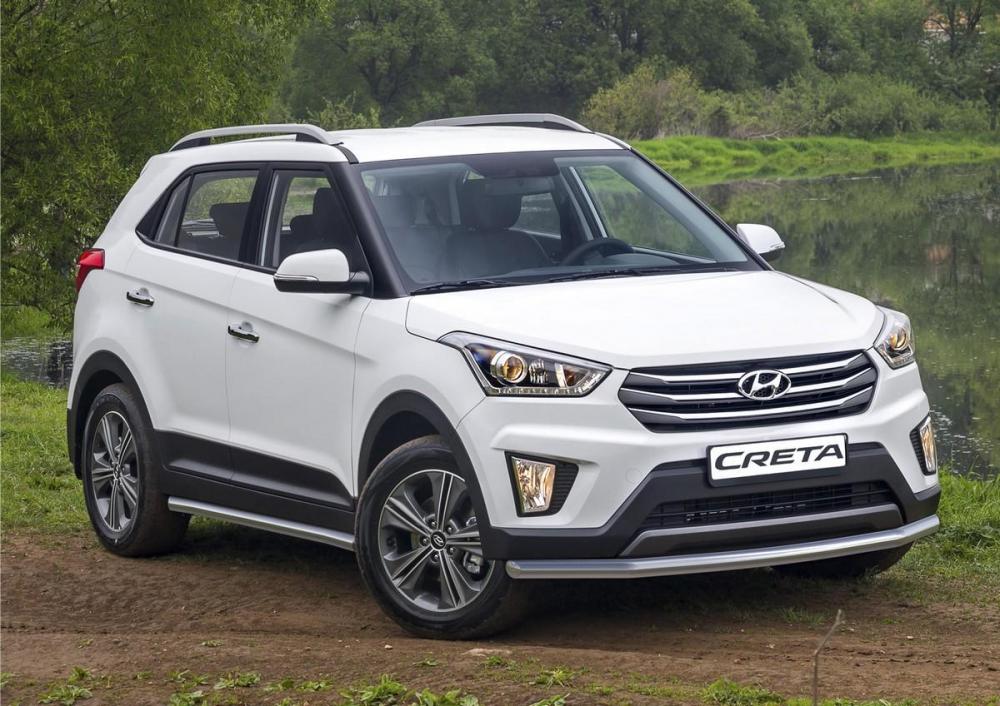 RIVAL RIVAL R.2310.001 Защита переднего бампера d57 + комплект крепежа, RIVAL, Hyundai Creta 2016- (R.2310.001)