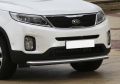 RIVAL RIVAL R.2807.001 Защита переднего бампера d57+ комплект крепежа, RIVAL, Kia Sorento 2012- (R.2807.001)