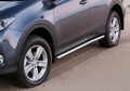 RIVAL RIVAL R.5712.006 Защита порогов d57 + комплект крепежа, RIVAL, Toyota Rav 4 2013-2015- (R.5712.006)