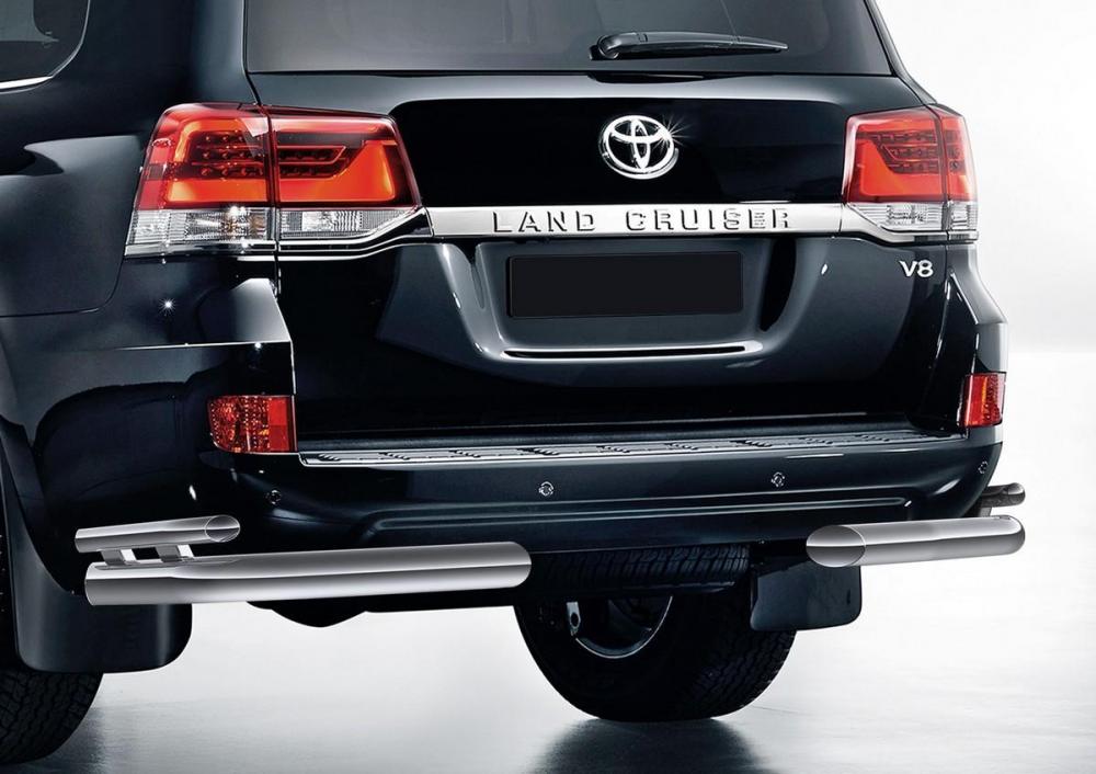 Rival R5717008 Toyota Land Cruiser 200 (2015-) Защита заднего бампера d76d42 Уголки
