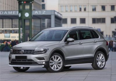 RIVAL RIVAL R.5803.011 Защита переднего бампера d57 + комплект крепежа, RIVAL, Volkswagen Tiguan 2017- (R.5803.011)