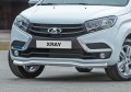 RIVAL RIVAL R.6003.002 Защита переднего бампера d57 волна + комплект крепежа, RIVAL, Lada X-Ray 2015- (R.6003.002)