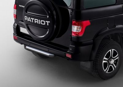 RIVAL RIVAL R.6302.008 Защита заднего бампера d76 + комплект крепежа, RIVAL, UAZ Patriot 2014-2016- (R.6302.008)