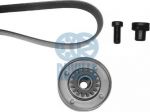 Ruville 5551280 поликлиновой ременный комплект на RENAULT MEGANE I (BA0/1_)
