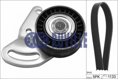 Ruville 5559180 поликлиновой ременный комплект на NISSAN ALMERA II (N16)