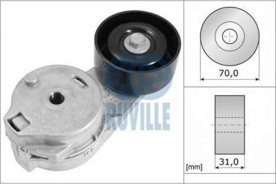 Ruville 56331 натяжная планка, поликлиновой ремень на VW LT 28-46 II фургон (2DA, 2DD, 2DH)