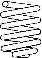 SACHS 997 414 пружина ходовой части на OPEL CORSA A TR (91_, 92_, 96_, 97_)