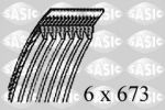 Sasic 1776058 поликлиновой ремень на NISSAN MICRA II (K11)