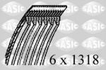 Sasic 1776069 поликлиновой ремень на FIAT LINEA (323)