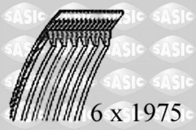 Sasic 1776105 поликлиновой ремень на FORD FOCUS (DAW, DBW)